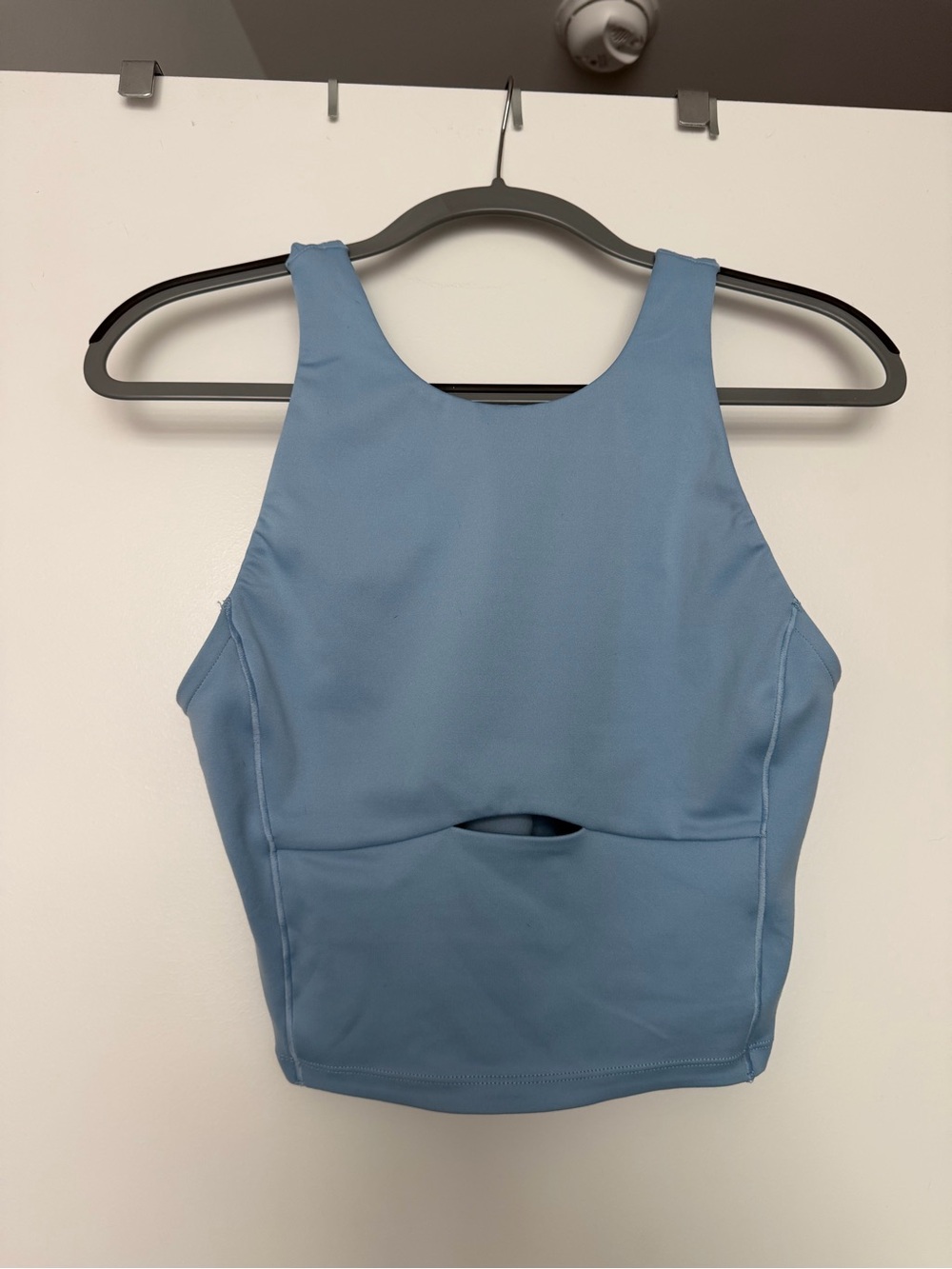 Women's the North Face Light Blue Crop Tank Top